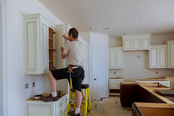 Open concept kitchen conversion in Broomall by JMT Kitchen Cabinet